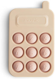 Phone Press Toy Push Pop Bubble Sensory Fidget Toy 10+ Months Stress Relief Toy BPA Free 100% Food Grade Silicone Tradewinds - Blush
