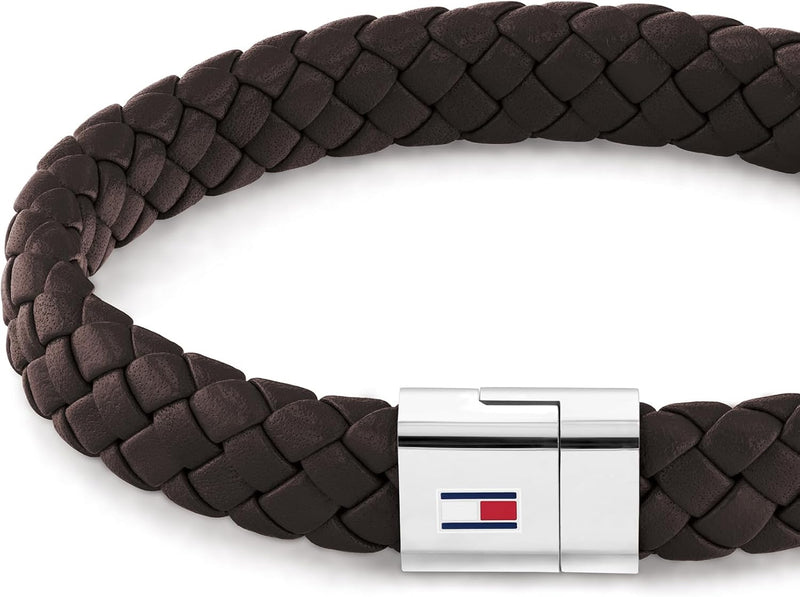 ROUND BRAIDED BRACELET MENS LEATHER BRACELET - 2790330