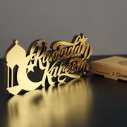 Wooden Islamic Acrylic Table Top | Ramadan Home Decor items