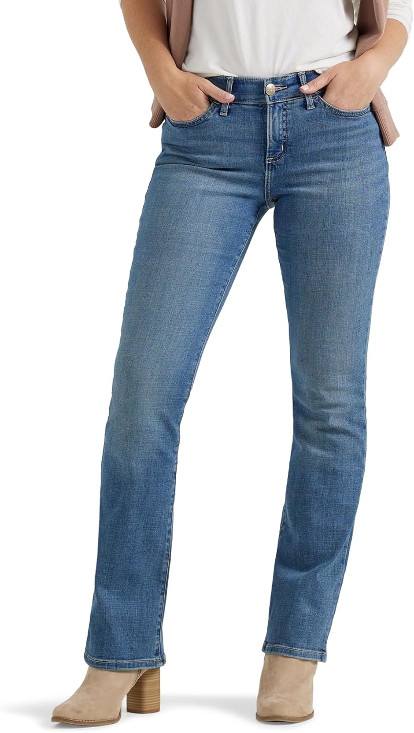 womens Flex Motion Regular Fit Bootcut Jean Jeans – image 3