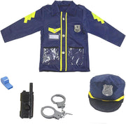 Jorunb Children'S Cosplay Costume,Astronaut, Firefighter, Doctor, Nurse,Police Costume For Children, Cosplay Accessory Sets For Carnival, Halloween, Birthday,Cosplay Party - Policemen