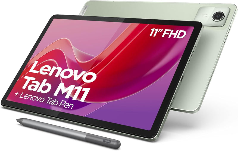 Lenovo Tab Tablet | 10.1 Inch Full HD Display | MediaTek G85 | 4GB RAM | 64GB eMMC | Android 14 | Luna Grey Tab Play Suite | Includes Kids Bumper and Pen