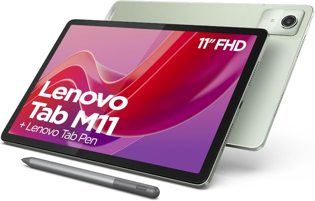 Lenovo Tab Tablet | 10.1 Inch Full HD Display | MediaTek G85 | 4GB RAM | 64GB eMMC | Android 14 | Luna Grey Tab Play Suite | Includes Kids Bumper and Pen