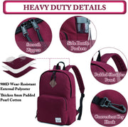 VASCHY Backpack for Women Men, Ultra Lightweight School Bag for Kids Teen Boys Girls, Casual Daypack Work, Travel
