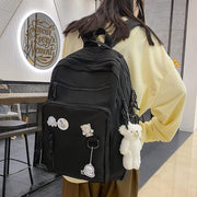 Cute Aesthetic Backpacks, School Backpack Teen Lightweight College Daypack for Teens Girls Women Students