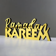 Wooden Islamic Acrylic Table Top | Ramadan Home Decor items

