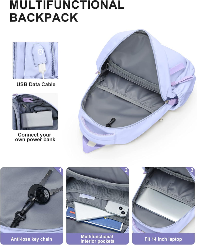 winspansy Small Backpack For School Girls Boys