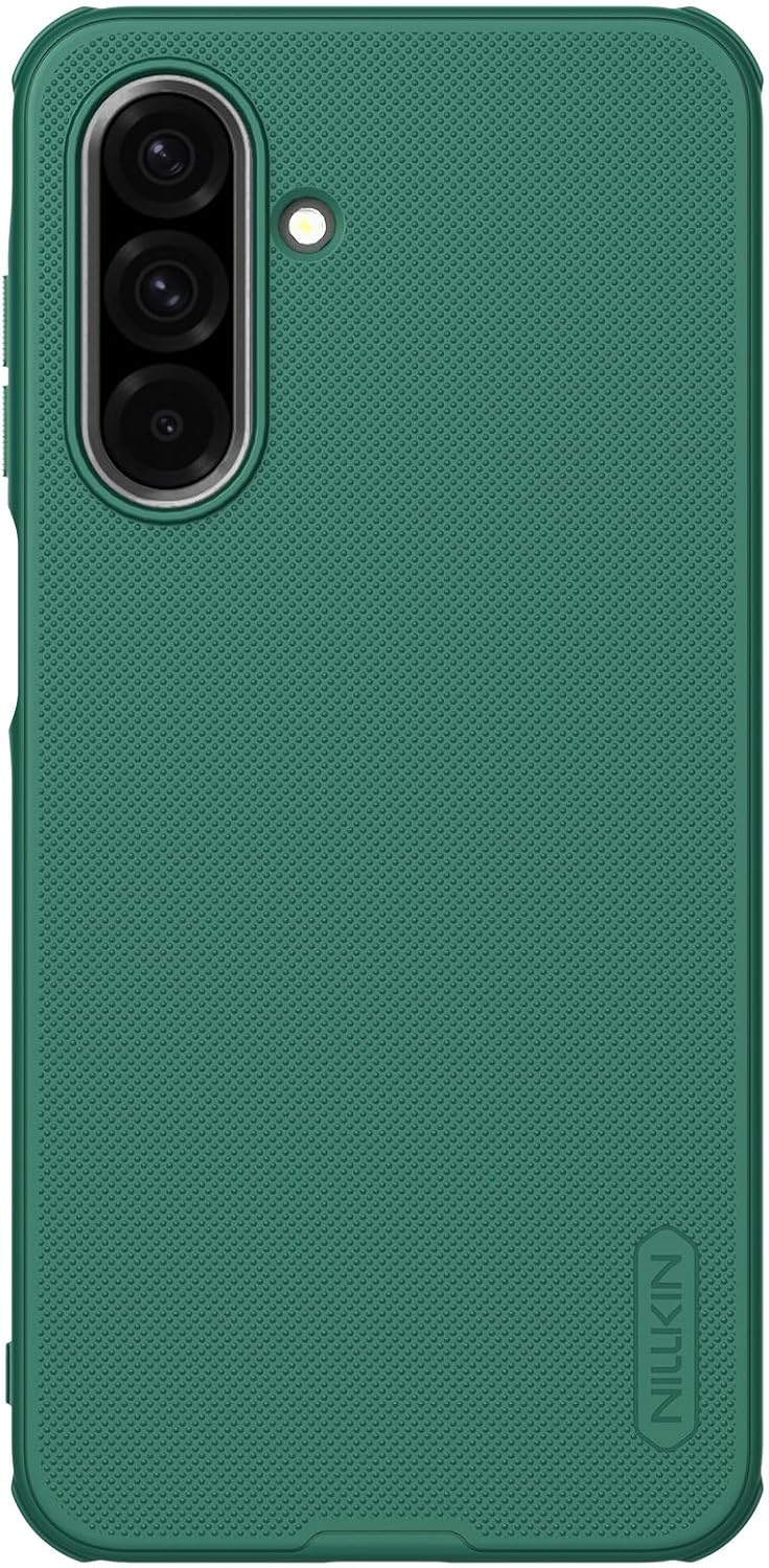 Nillkin Super Frosted Shield Pro Case for Samsung Galaxy S23 Ultra Matte Anti-Slip Protective Cover with Shock Absorption, Raised Lens Guard & Precise Fit Black - Green