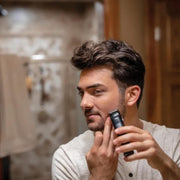 WAHL Grooming Kit for Men - Beard & Body Trimmer with Foil Shaver, Ear Nose Trimmer, 9 Cutting Lengths, Precision Blades, Sharp Sturdy Blades, 9855-1227