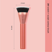 Real Techniques Bubble Blending Makeup Brush, Multipurpose Face Brush for Liquid, Cream, & Powder Products, Unique Bubble Brush Head, Synthetic Bristles, Vegan & Cruelty Free, 1 Count