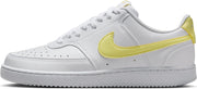 Court Vision Low NN womens LACED SHOES - SOFT YELLOW/SOFT YELLOW-WHITE