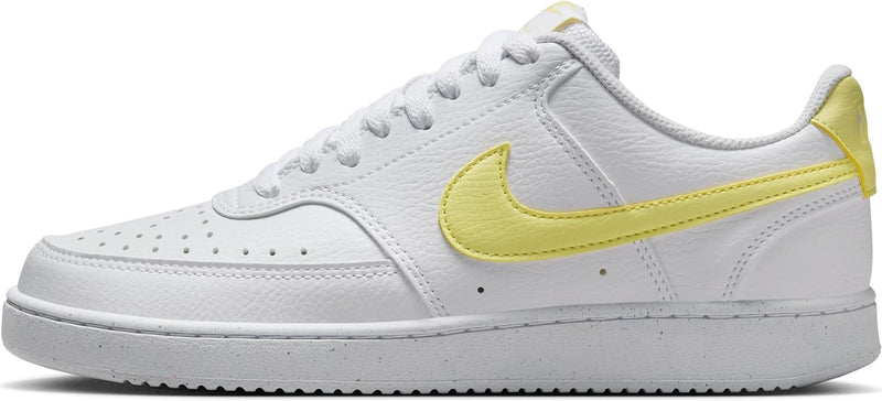 Court Vision Low NN womens LACED SHOES - SOFT YELLOW/SOFT YELLOW-WHITE
