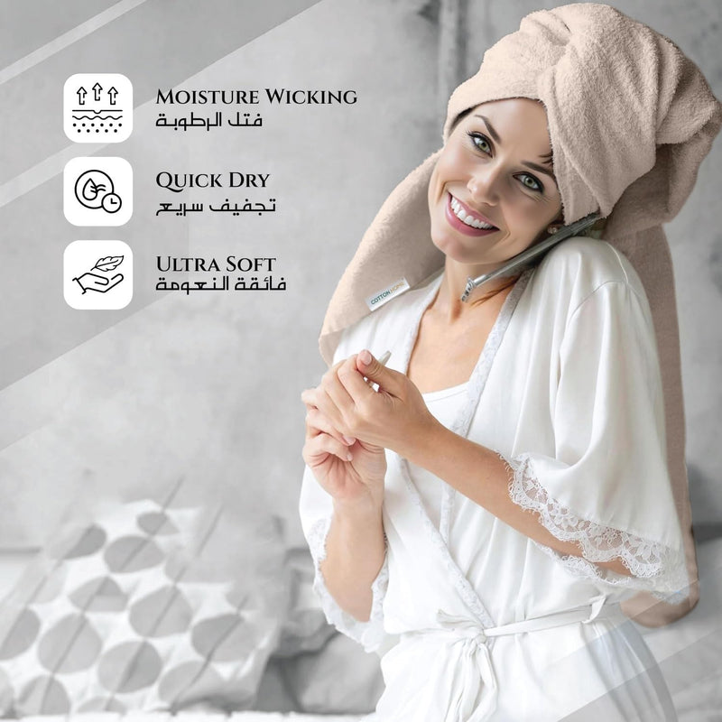 Cotton Home Rest Bath Towel- Set of 2 Sky Blue, Cotton Towel | 70x140cm / 27x55 inch, Luxury Hotel Towel Set Absorbent Durable Lightweight Washable Quick Dry Spa Quality Beach Pool Family Bath Towel.