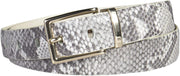 Women's Reversible Belt Belt - Grey/White Dress