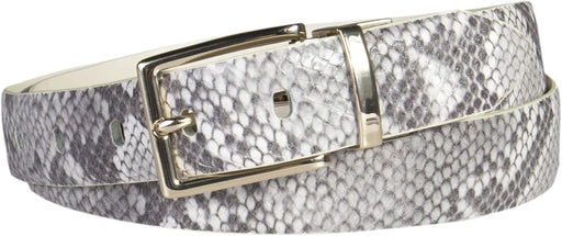 Women's Reversible Belt Belt - Grey/White Dress