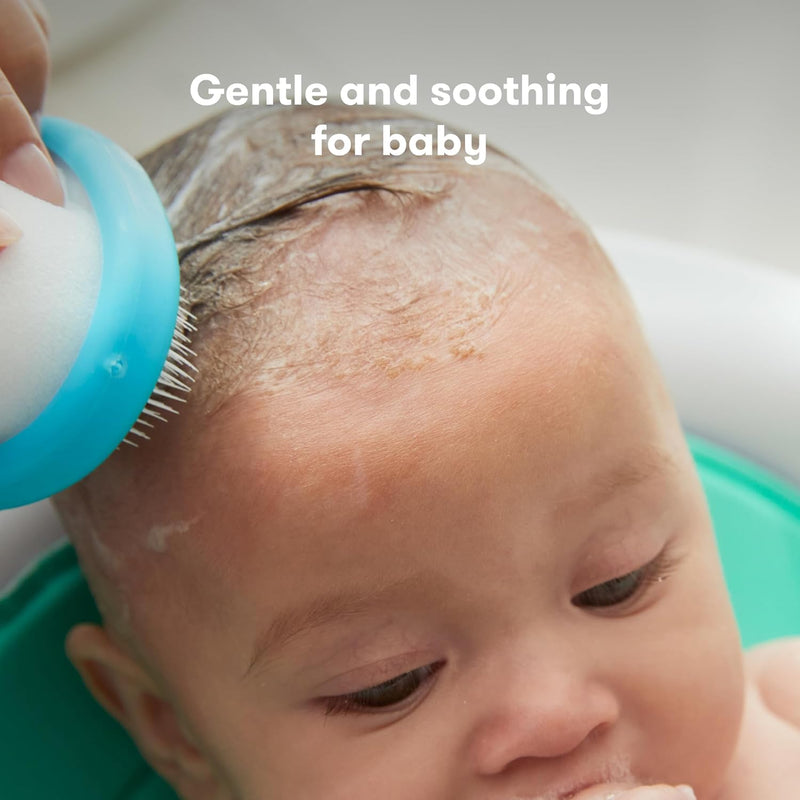 Frida Baby The 3-Step Cradle Cap System By | Dermafrida The Flakefixer | Sponge, Brush, Comb And Storage Stand For Babies With Cradle Cap
