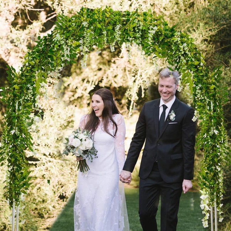 Mumoo Bear Artificial Ivy Leaf Plants Vine, 12 Strands 87 Feet Artificial Garlands Fake Foliage Flowers Hanging Vine For Home Kitchen Garden Office Wedding Party Wall Decor