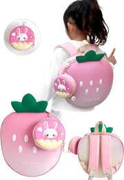 Kids Backpack, Toddler School Bag, Small Kids Daypack, Baby Preschool Bag, Cute Cartoon Travel Bag for Baby Boys and Girls, Perfect for Kindergarten, Travel, School - Pink1