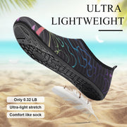 L-RUN Men Women Water Shoes Barefoot Aqua Socks Lightweight Swim Shoes for Beach Surf Pool Yoga
