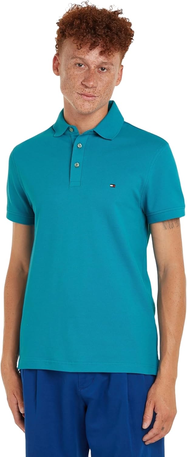 Tommy Hilfiger Mens 1985 Slim Polo Shirt (pack of 1)