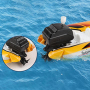 Speedboat Water Toy for Kids,Inflatable Kids Float Ship - Tub Gift for Baby Infant Toddler Child Kid, Bathtub Ship Toy for Bathroom Shower Game Swimming Pool Party