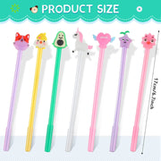 40 Pack Cute Cartoon Pens Animal Writing Pens 0.5 mm Assorted Styles Pens Stationery for Office School Student Kids Present,Classroom, Party Favors, Goodie Bags Fillers, Birthday Day Gifts and Prize