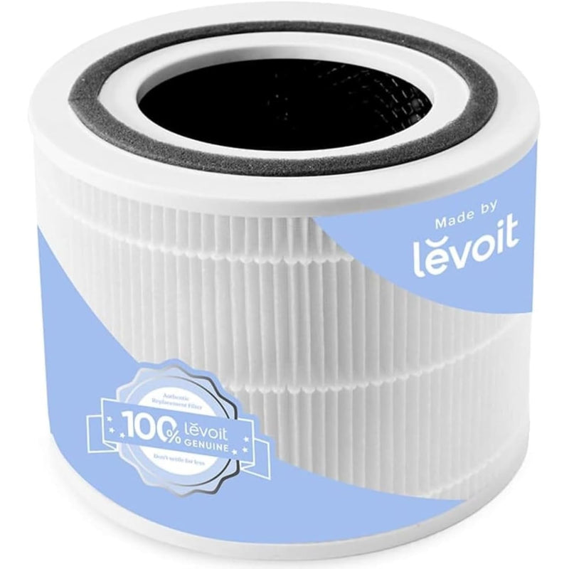 LEVOIT Air Purifier Replacement Filter, 3-in-1 True HEPA, High-Efficiency Activated Carbon, Core 300-P-RF, 1 Pack, White