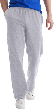 mens Essentials Mens Sweatpants, Mens Cotton Jersey Pants With Pockets, 33 Pants (pack of 1) - Light Steel