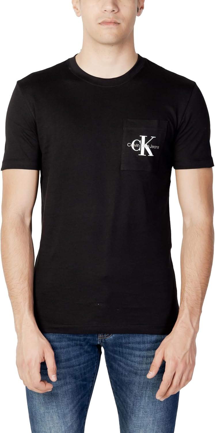 Men Monologo Pocket Tshirt Monologo Pocket Tshirt - Ck Black