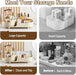NBLE 360° Rotating Makeup Organizer,Cosmetic Display Case,Cosmetic Organizer Countertop,Makeup Brush Organizer,Vanity & Bathroom Organizer for Skincare, Perfume, Cosmetic, Beauty, Make up (White)