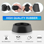 HSZJsto 8PCS Washer Dryer Stabilizer Pads Antivibration and Anti-Walk Pads - Anti Vibrant Pad- Excludes Walking Feet Reduces Vibration as Washing Machine Mat Pan Tray Stand Stabilizer Pedestal