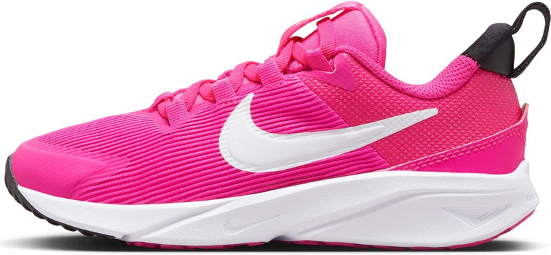 STAR RUNNER 4 NN GS boys LACED SHOES - FIERCE PINK/WHITE-BLACK-PLAYFUL PINK