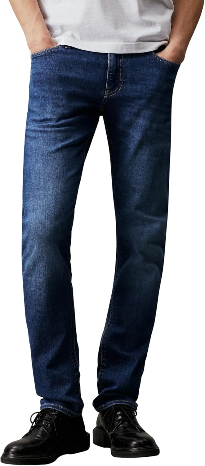 Men's Slim Pants - Denim Dark