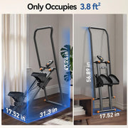 Niceday Vertical Climber, Stair Climber for Full-Body Workout, Compact & Foldable Cardio Exercise Stepper Machine, Adjustable Handlebar & Pedals, 300LBS Loading Capacity -Random Color