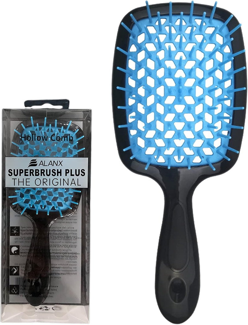 ALANX Detangler Hairbrush ï¼ŒMassage Curl Combï¼ŒDetangling Hair Brush for Women, Girls and Kids for Wet, Dryï¼ŒFine, Curly, Thick and Long Hair (WHITE/YELLOW)