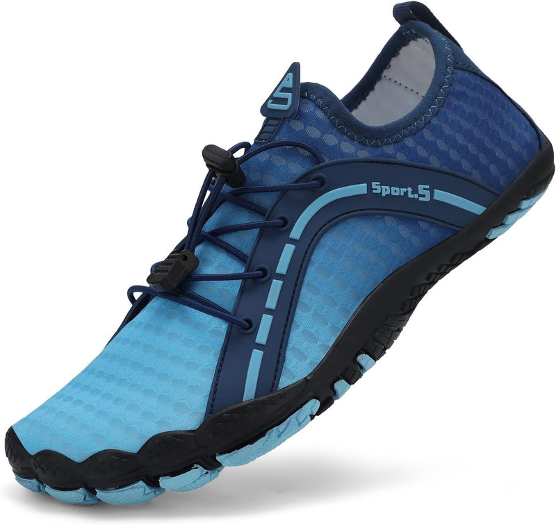 TcIFE Water Shoes for Men Women, Beach Shoes Summer Outdoor Footwear, Barefoot Socks, Quick Dry, for Beach, Swim, Pool, Surf, Boat, with Drain Holes