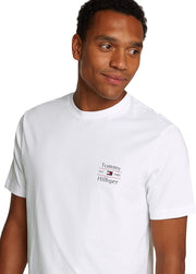 TOMMY HILFIGER mens HILFIGER STACK TEE S/S T-Shirt