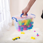 15L 3 Pc set Clear Plastic Storage Boxes with Lockable Lids Transparent Organizer Containers for Clothes, Toys, Tools, Arts & Crafts Stackable Storage Solution with Handles (3 x 15L)