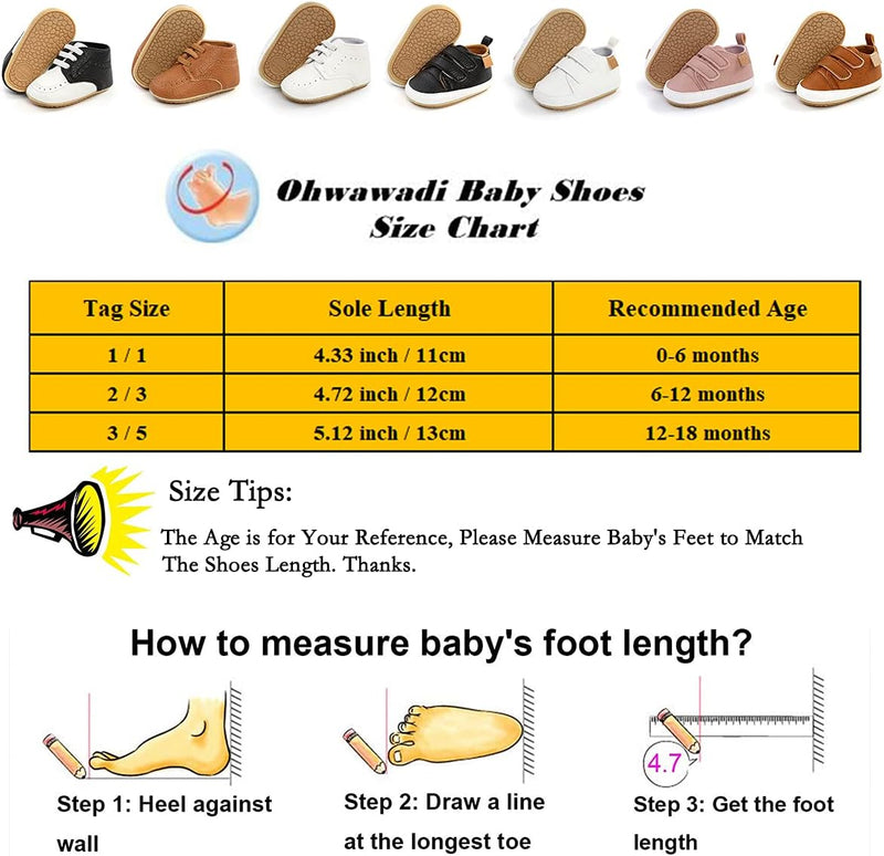 Baby Shoes Boys Girls Infant Sneakers Non-Slip Sole Toddler Crib First Walker Shoes Flat Lazy Shoe