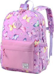 Kids School Backpack Rucksack for Boys Girls Children's Toddler Backpack Kindergarten Book Bag with Chest Buckle - Butterflies-180 Medium