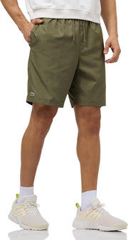 Men's Logo Stripe Sweat Shorts - Olive