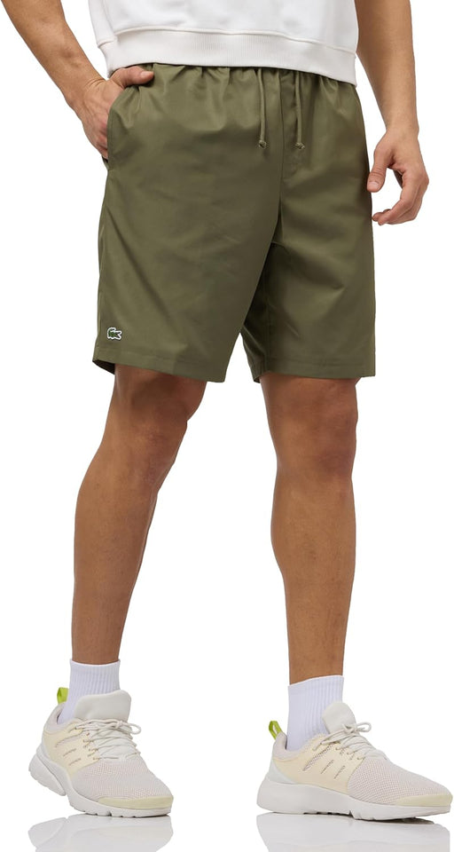 Men's Logo Stripe Sweat Shorts - Olive