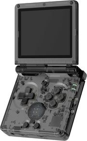Green Lion GP Pro Fold Gaming Console, 3.5 Inch IPS Screen, 1 GB RAM, 64 GB memory, HDMI Output TV, WiFi and Bluetooth Connection, Vibrating Motor, Gamepad Connection - Black Transparent