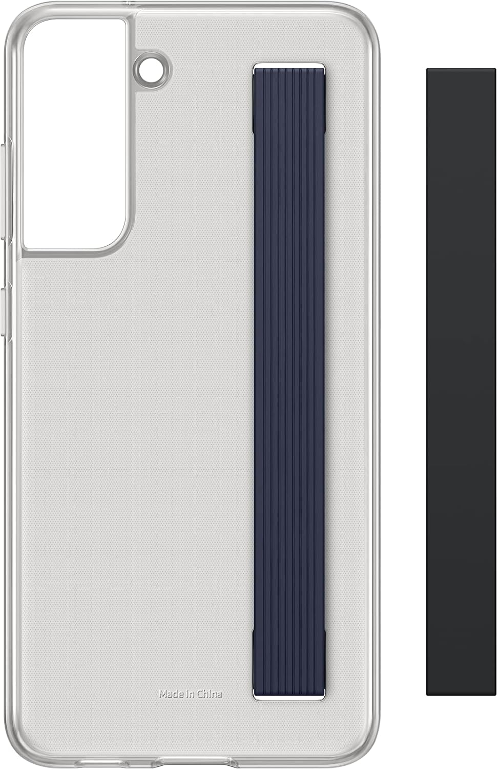 SAMSUNG Galaxy S21 FE 5G Clear Phone Cover with Stand, Protective Case, Shockproof Smartphone Protector, Adjustable View Angle, US Version, Transparent