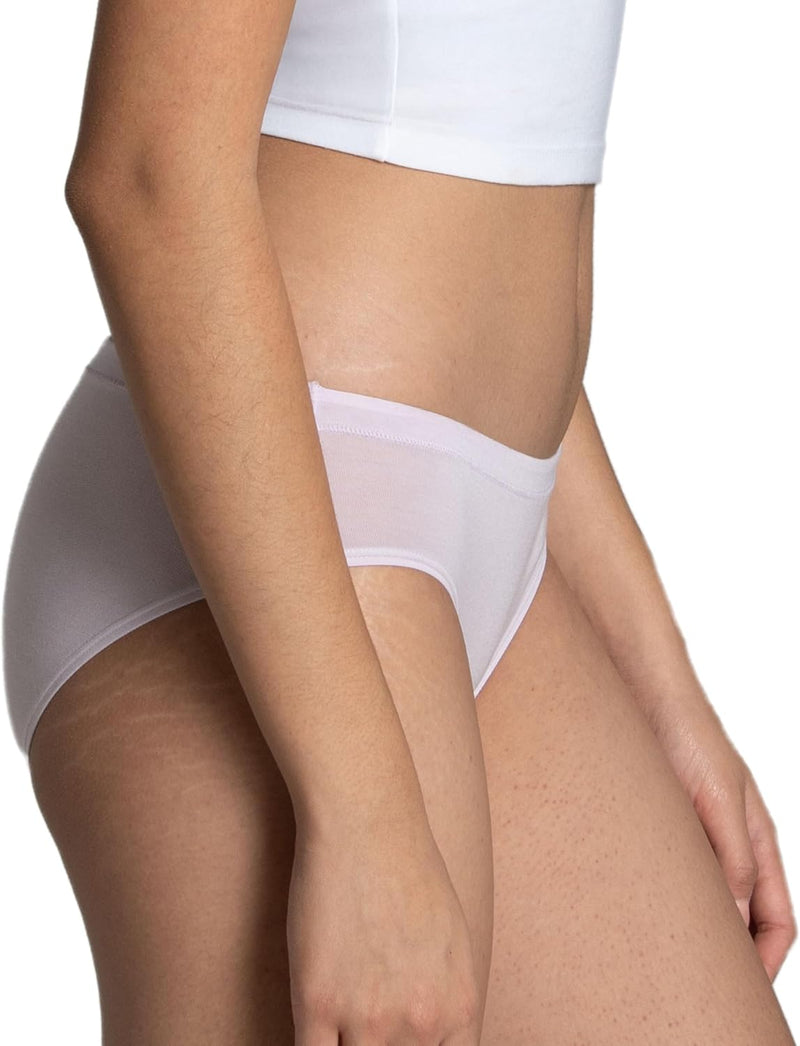 womens Fit for Me Women's Microfiber Briefs, 6 Pack Underwear (pack of 6) - Hipster - Modal - 6 Pack
