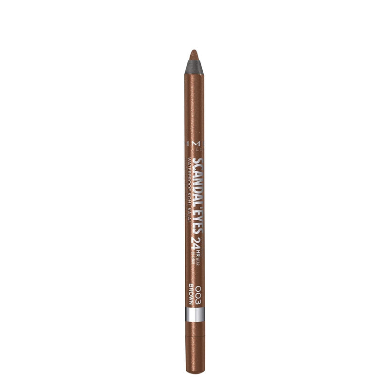 Rimmel London, Scandaleyes Waterproof Kohl Kajal Liner - A soft brown shade with shimmer - 003 Brown, 1.3 g (0.04 oz)