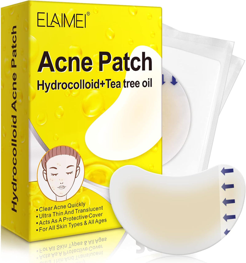 Hydrocolloid Acne Patch(20 Patches), Large Spot Control Cover With Long Size, Extra Larger Acne Pimple Patch for Covering Large Breakouts, Spot Patch, Stickers for Body, Cheek, Forehead, and Chin