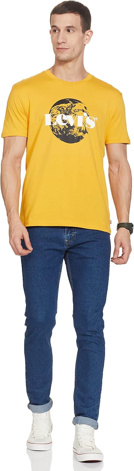 Levi's Men's Regular T-Shirt (16960-0786_Black Beauty L)