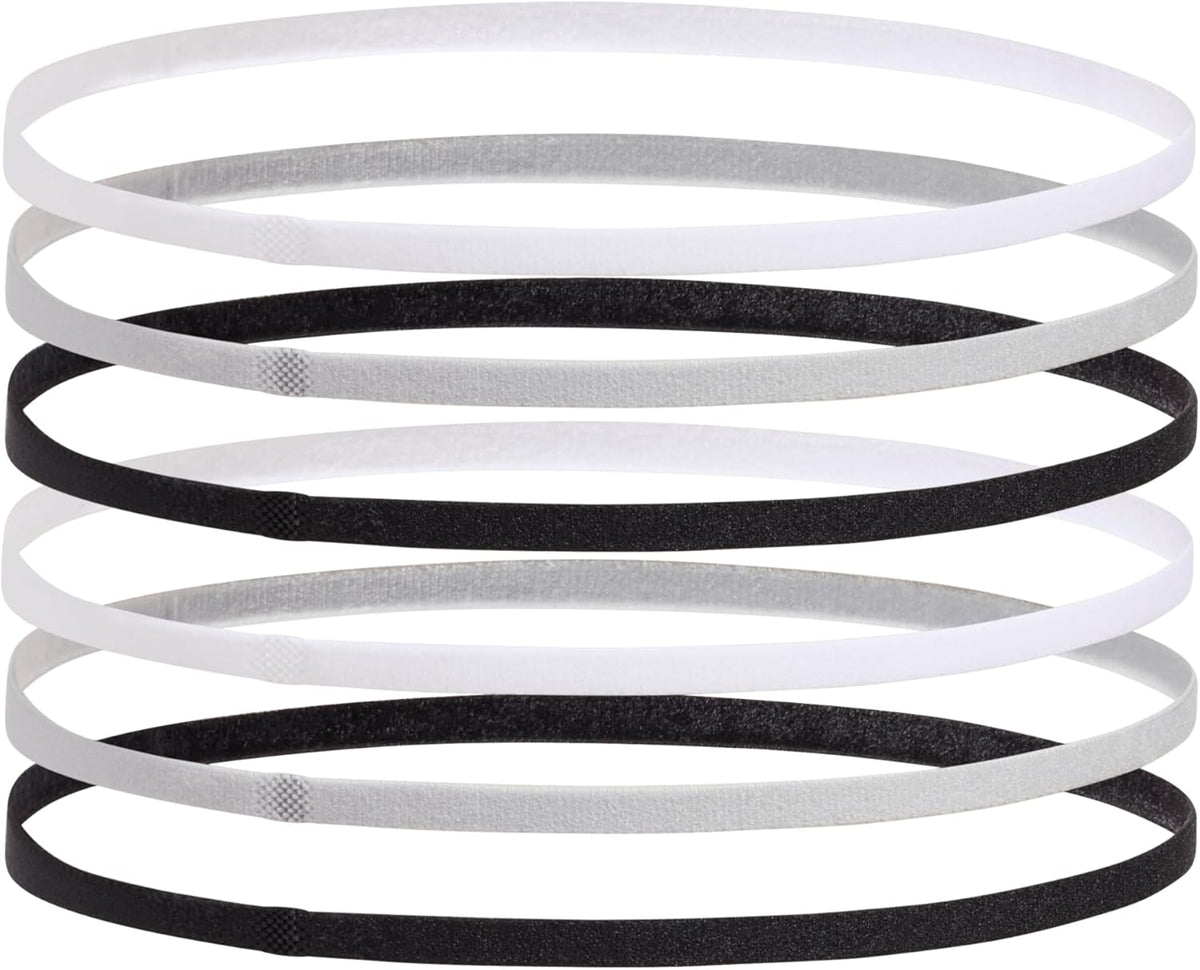 Women's UA Mini Elastic 6-Pack Headbands Black / / Mod Gray OSFM – image 2