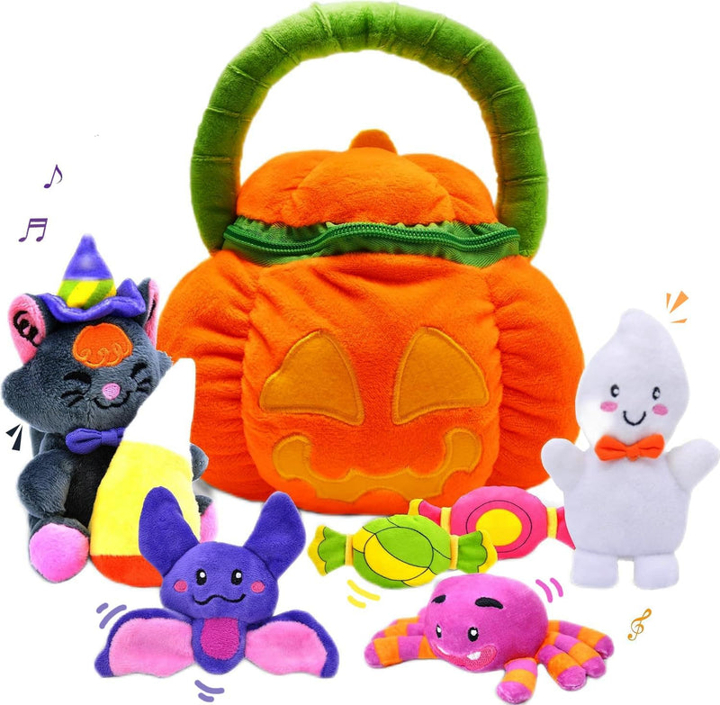 Baby's My First Pumpkin Halloween Playset for Halloween theme decoration, school classroom supply, party favor supplies, Goodie Bags stuffers fillers, toy and prizes, teacher treats, gifts and more